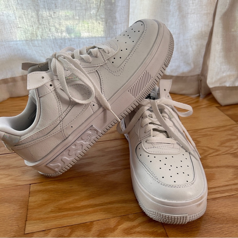 Nike White and Black Athletic Shoes